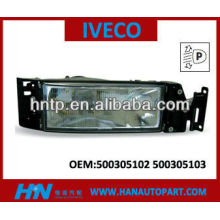 Peças sobressalentes Pesados ​​IVECO TRUCK de alta qualidade Peças sobressalentes Pesados ​​Iveco IVECO HEAD LAMP (E-MARK) 500305102/4861793 RH 500305103/4861794 LH